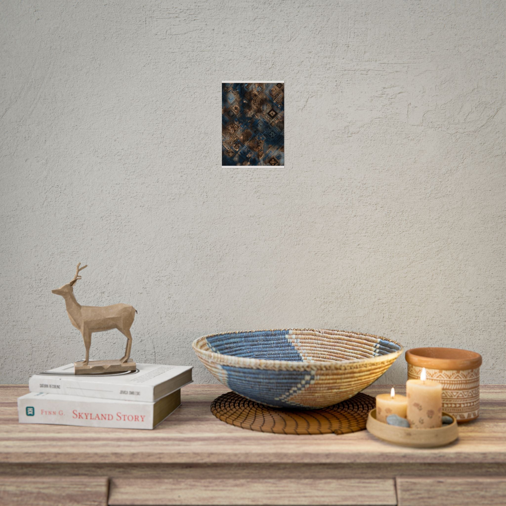 Intricate Geometric Wall Art - Abstract Pattern