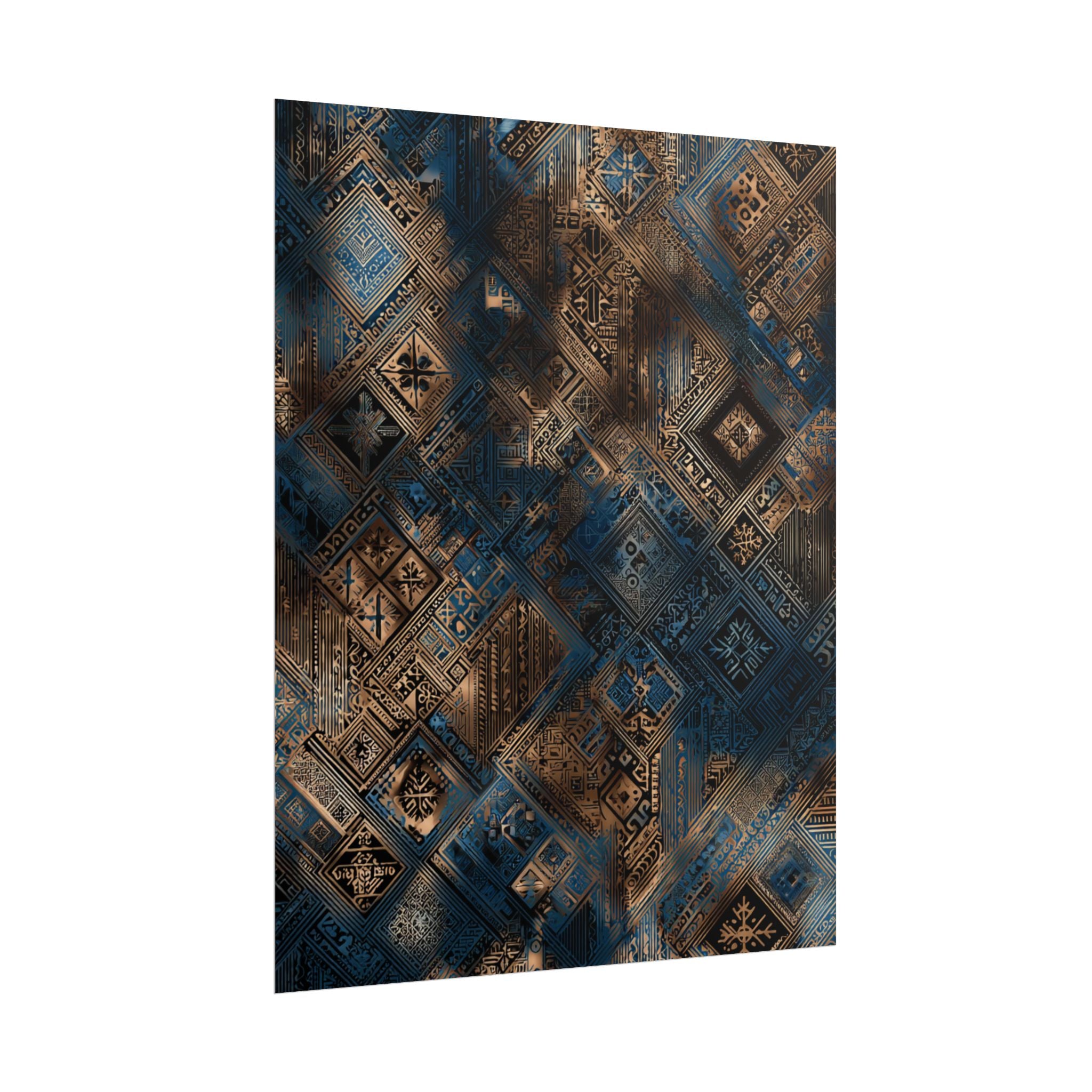 Intricate Geometric Wall Art - Abstract Pattern