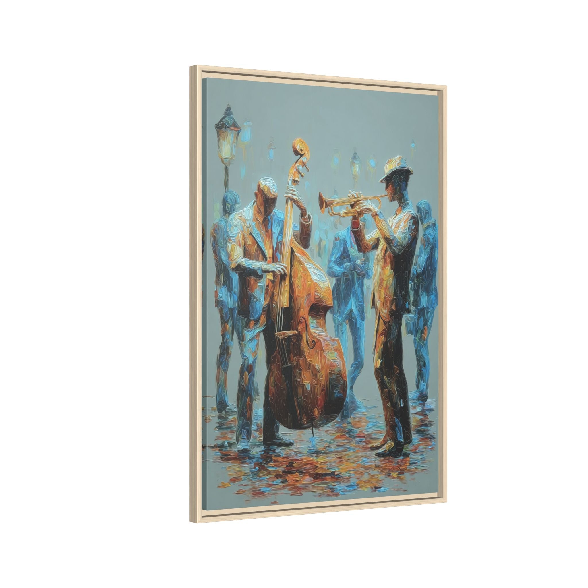 Colorful Jazz Musicians Art for Music Enthusiasts