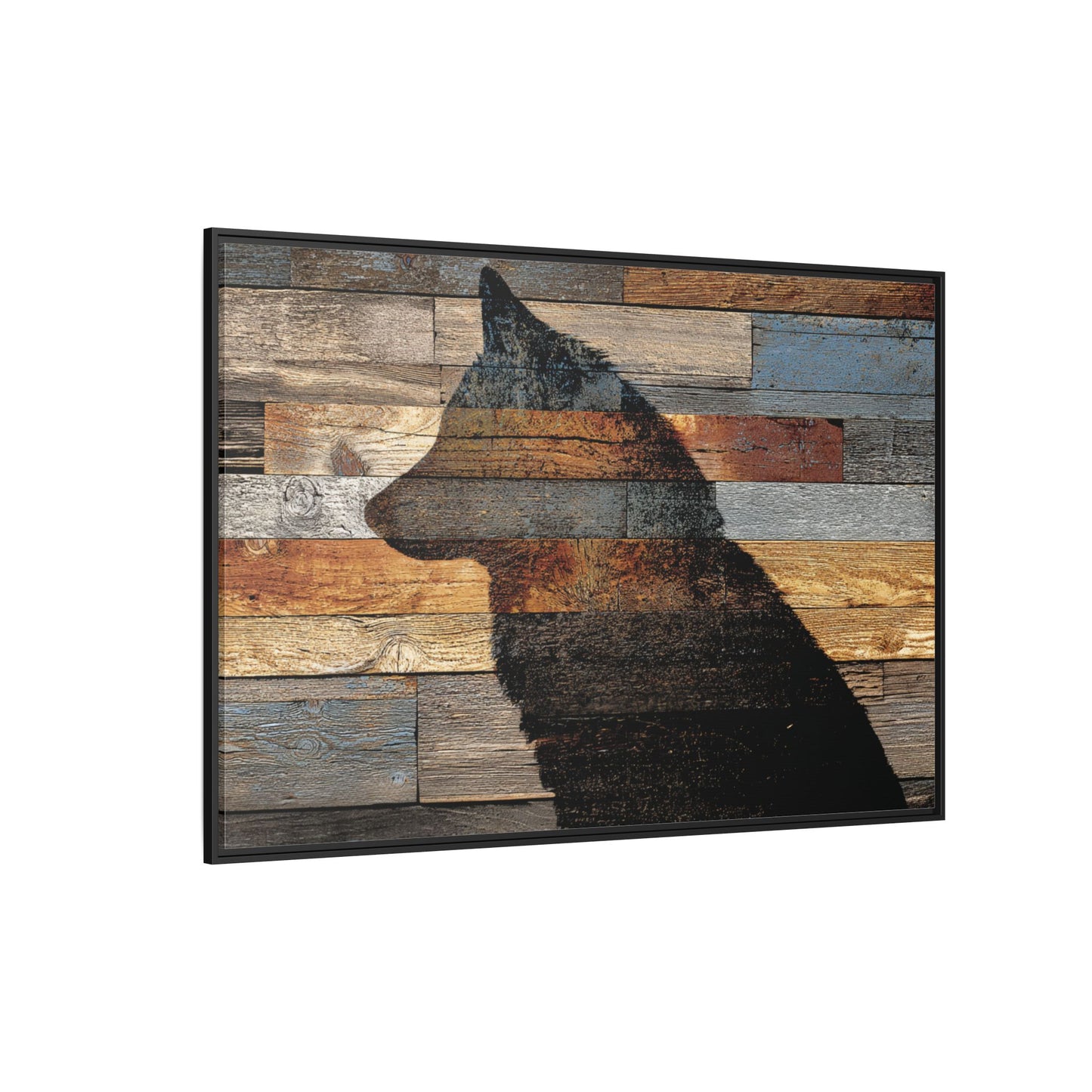 Rustic Wolf Silhouette Wall Art | Nature Inspired Decor