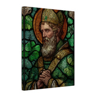 Saint Artwork | Irish Heritage Art | Traditional Green Tones