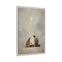 Nativity Scene Art Print - Warm Family Vibes