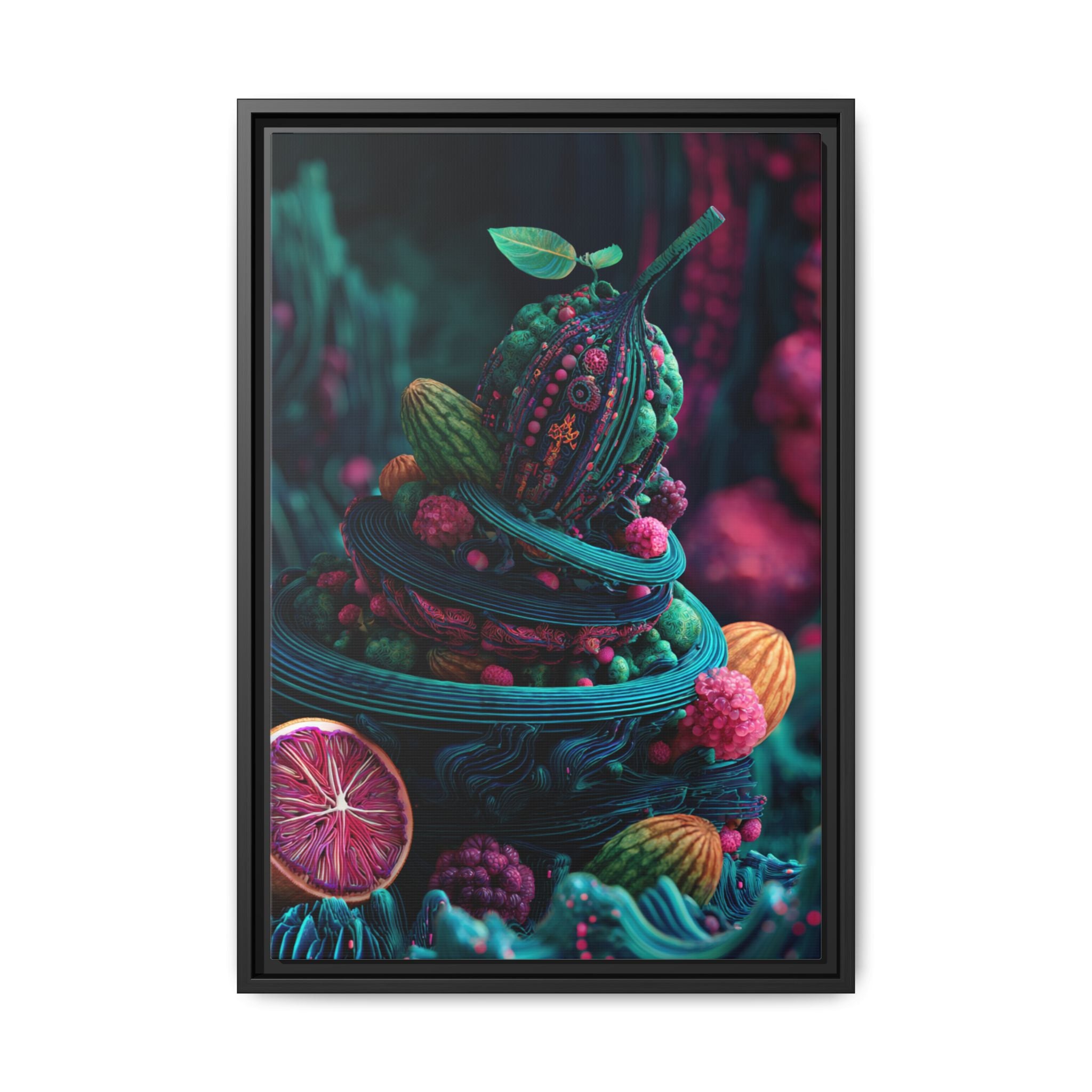 Surreal Fruit Fantasy Art - Vibrant Digital Design