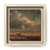 Cattle in Industrial Landscape | Vintage Style Art Print