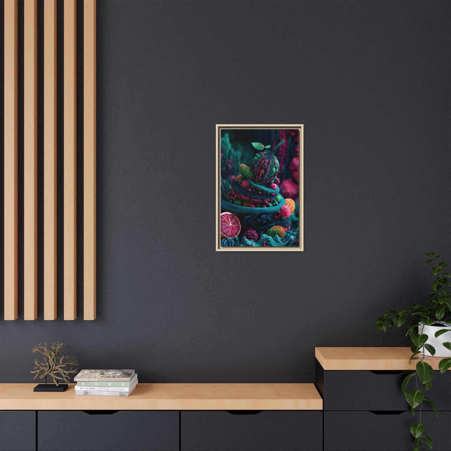 Surreal Fruit Fantasy Art - Vibrant Digital Design
