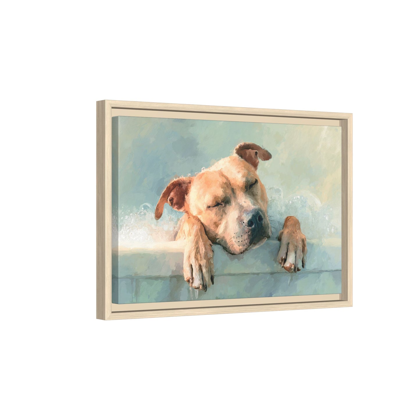 Calming Canine Portrait - Serene Dog Art Print