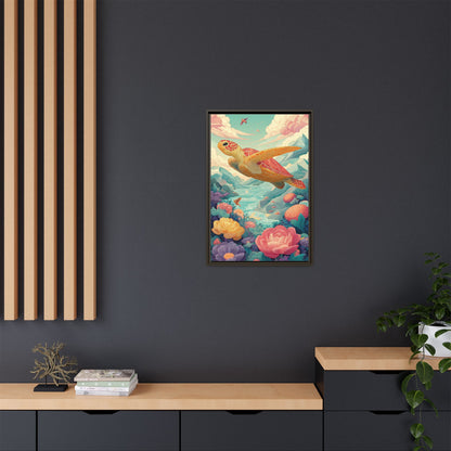 Vibrant Turtle Art | Whimsical Nature Illustration