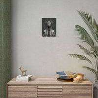 Ethereal Blindfolded Saint Art | Spiritual Home Decor