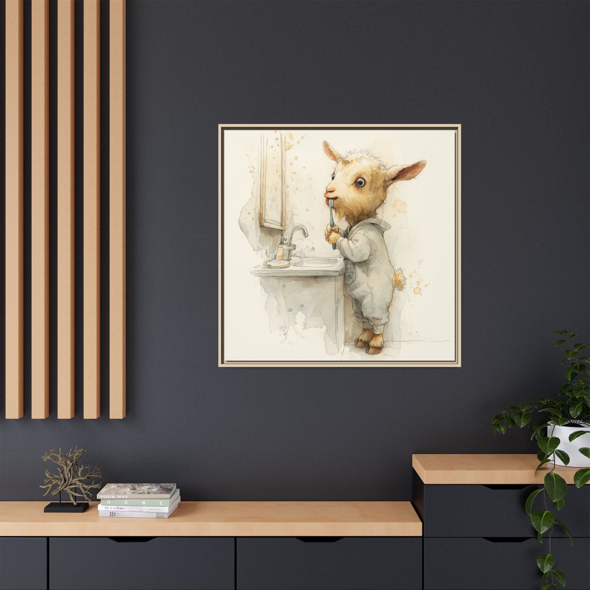Whimsical Goat Art | Perfect for Children's Rooms