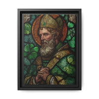 Saint Artwork | Irish Heritage Art | Traditional Green Tones