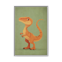 Whimsical Dinosaur Illustration Art for Kids' Rooms