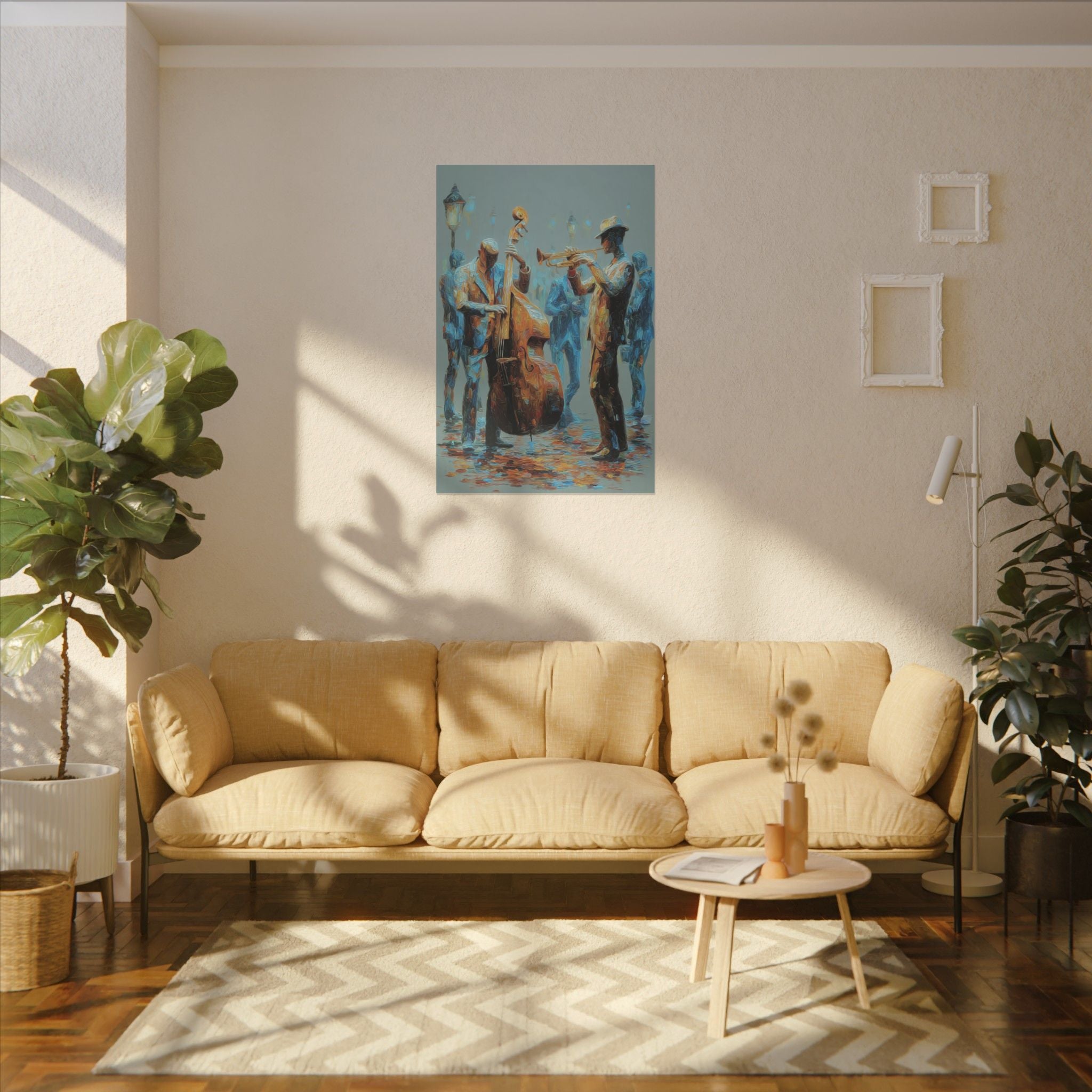 Colorful Jazz Musicians Art for Music Enthusiasts