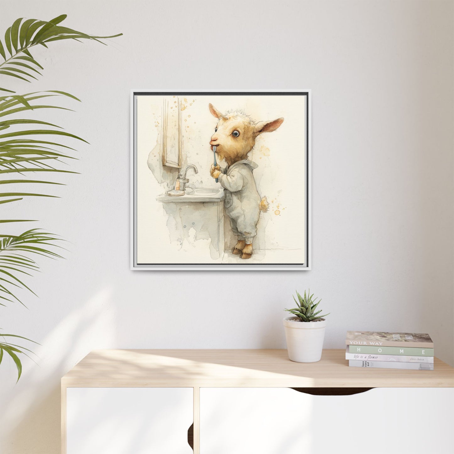 Whimsical Goat Art | Perfect for Children's Rooms