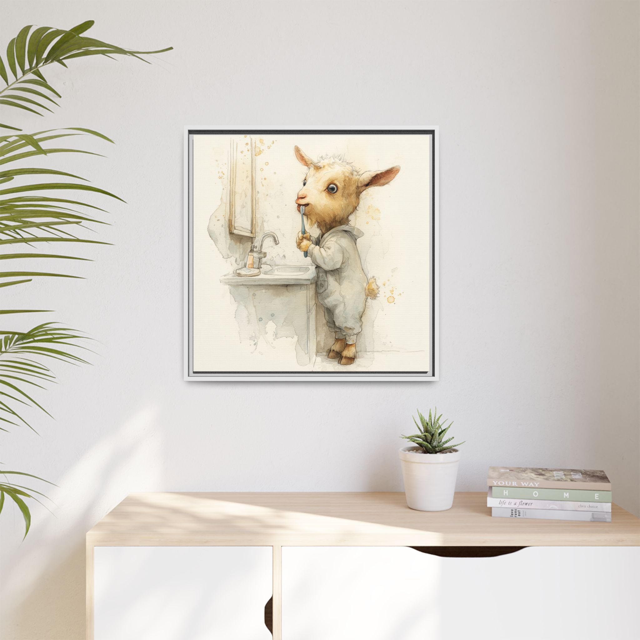 Whimsical Goat Art | Perfect for Children's Rooms