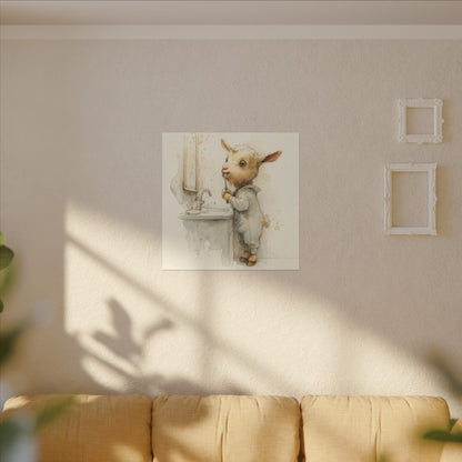 Whimsical Goat Art | Perfect for Children's Rooms