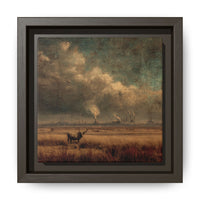 Cattle in Industrial Landscape | Vintage Style Art Print