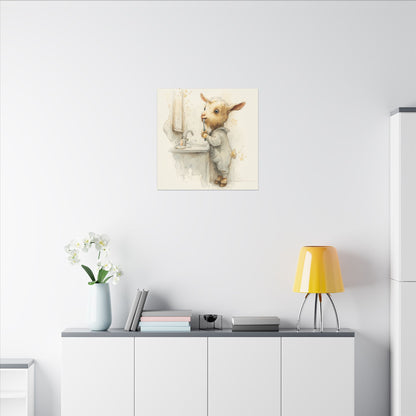 Whimsical Goat Art | Perfect for Children's Rooms