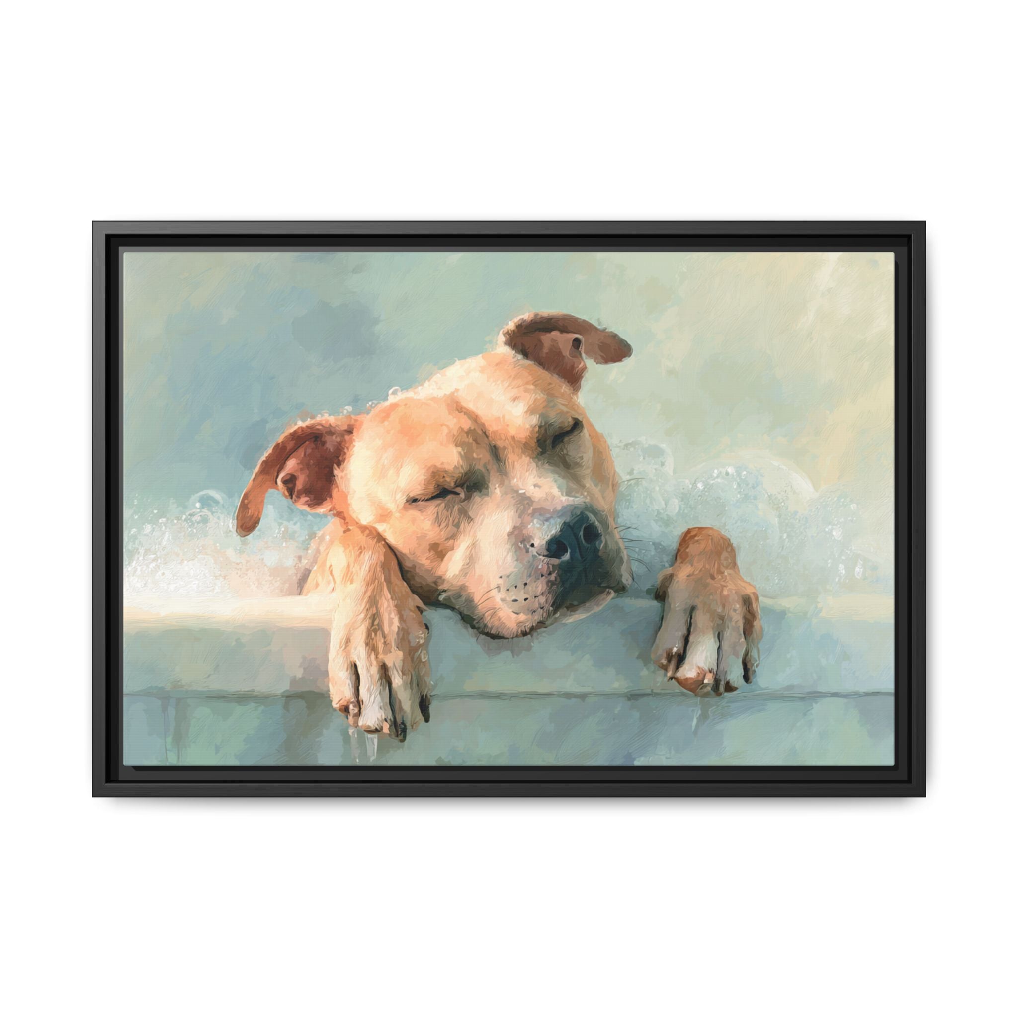 Calming Canine Portrait - Serene Dog Art Print