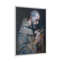 Saint Francis and Rabbit Artwork - Nature Inspired Wall Art