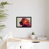 Majestic Lion Watercolor Art | Vibrant Animal Portrait