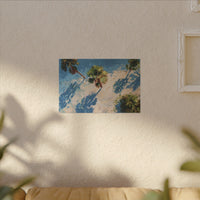 Tropical Palm Trees Artwork | Vibrant Coastal Landscape