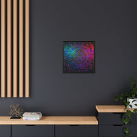 Aztec Mandala Wall Art - Colorful Cultural Decor