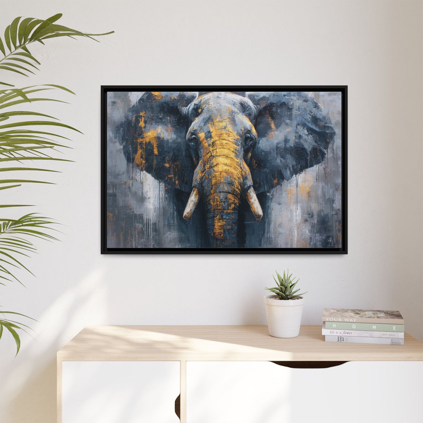 Majestic Elephant Wall Art - Abstract Animal Decor