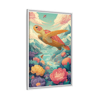 Vibrant Turtle Art | Whimsical Nature Illustration