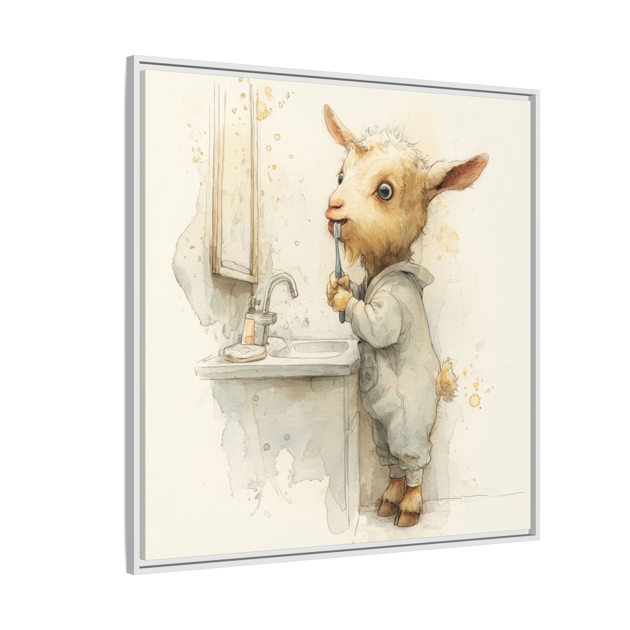Whimsical Goat Art | Perfect for Children's Rooms