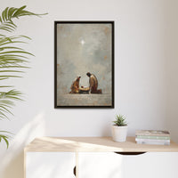 Nativity Scene Art Print - Warm Family Vibes