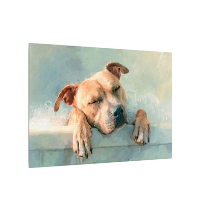 Calming Canine Portrait - Serene Dog Art Print