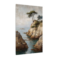 Serene Seaside Landscape Art - Tranquil Coastal Decor