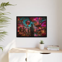 Whimsical Hot Air Balloon Fantasy Artwork | Surreal Landscape