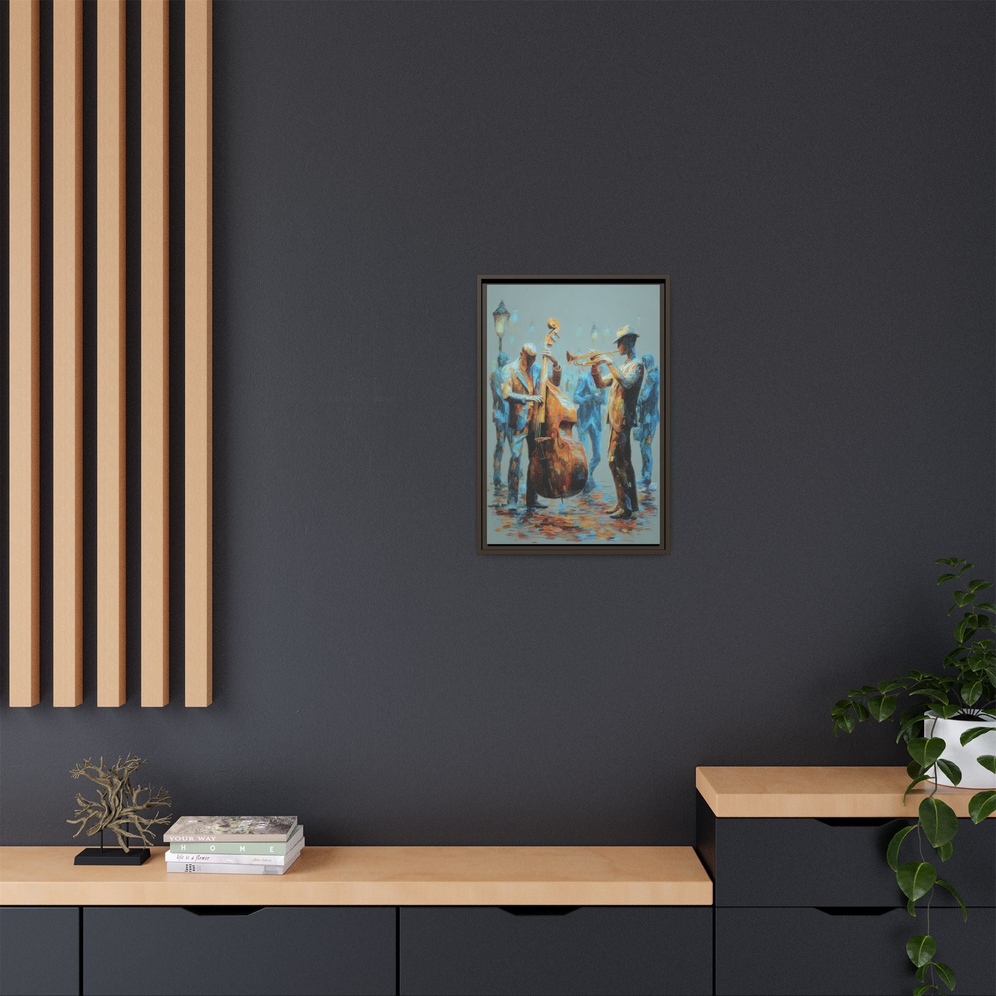 Colorful Jazz Musicians Art for Music Enthusiasts