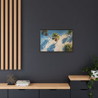 Tropical Palm Trees Artwork | Vibrant Coastal Landscape