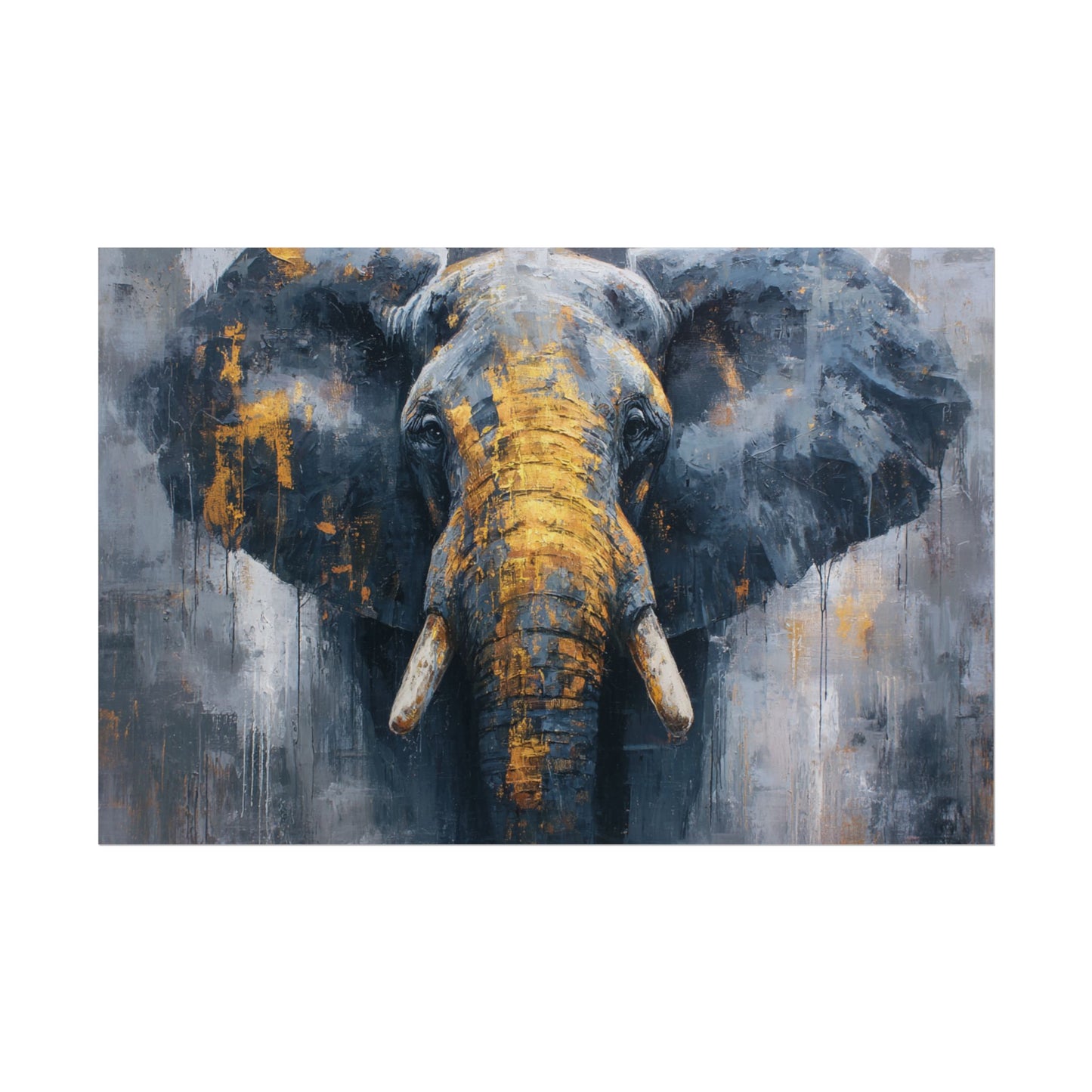 Majestic Elephant Wall Art - Abstract Animal Decor