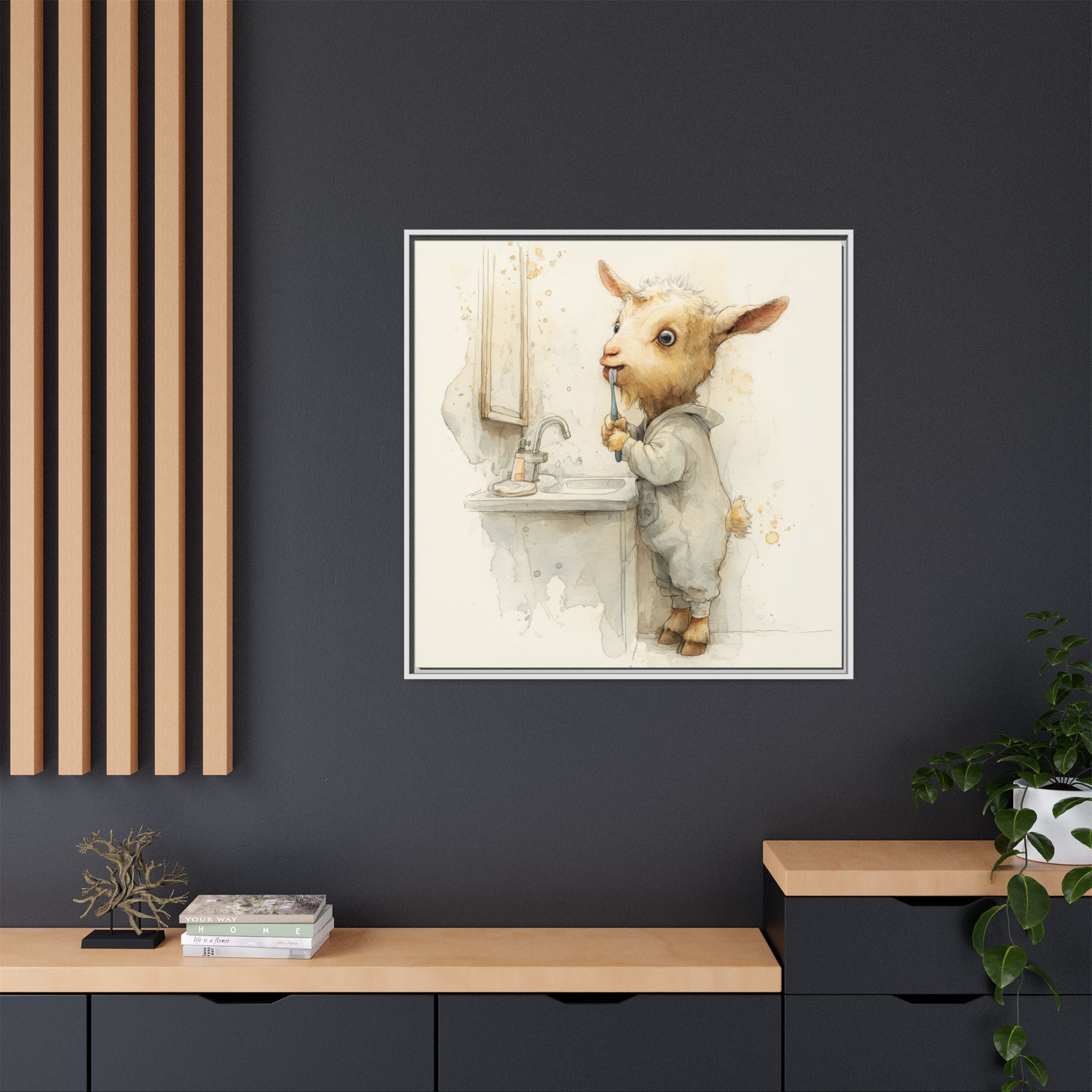 Whimsical Goat Art | Perfect for Children's Rooms