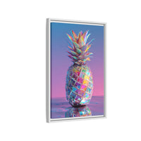 Colorful Pineapple Canvas Art | Abstract Tropical Design