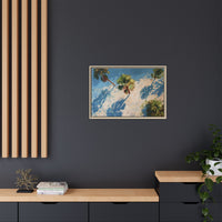 Tropical Palm Trees Artwork | Vibrant Coastal Landscape