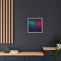 Aztec Mandala Wall Art - Colorful Cultural Decor