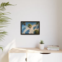 Tropical Palm Trees Artwork | Vibrant Coastal Landscape