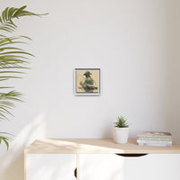 Lone Cowboy Silhouette Art - Vintage Western Charm