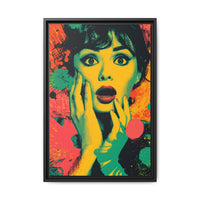 Surreal Pop Art Woman – Vibrant Modern Wall Art