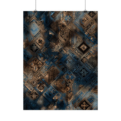 Intricate Geometric Wall Art - Abstract Pattern