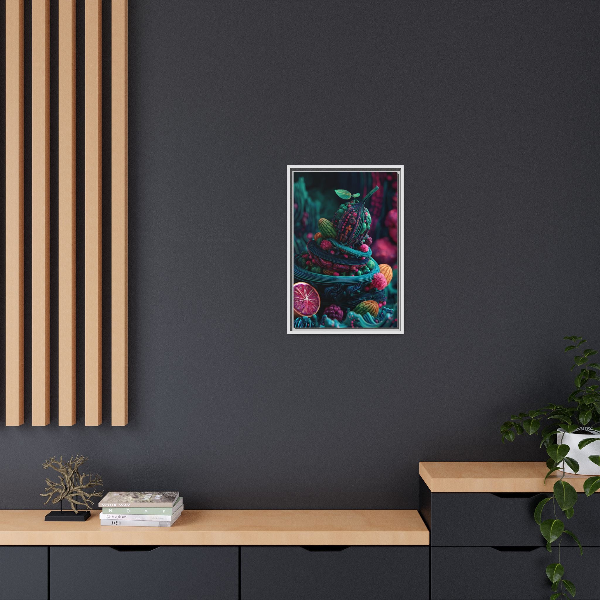 Surreal Fruit Fantasy Art - Vibrant Digital Design
