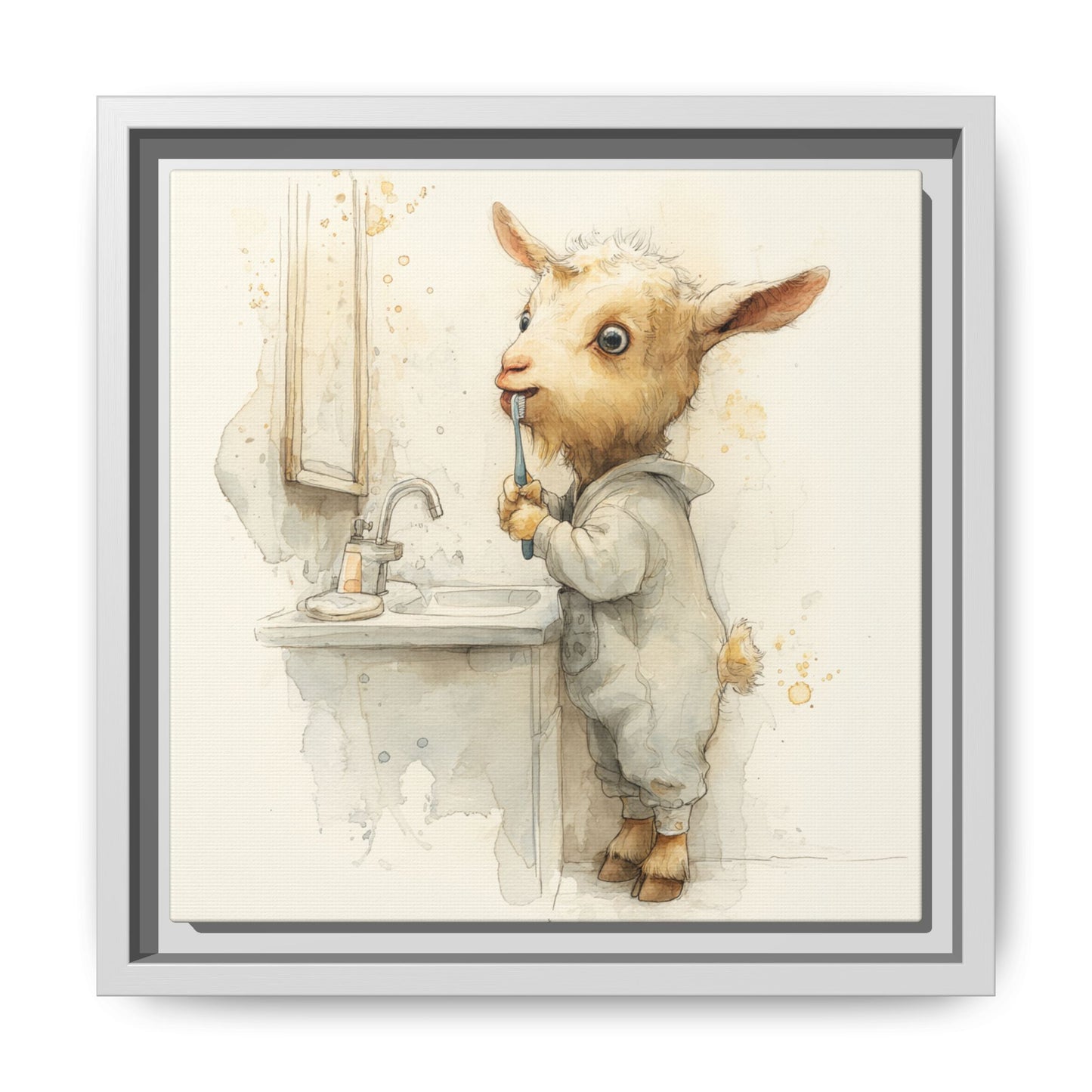 Whimsical Goat Art | Perfect for Children's Rooms