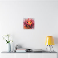 Vibrant Lion Watercolor Artwork | Animal Portrait