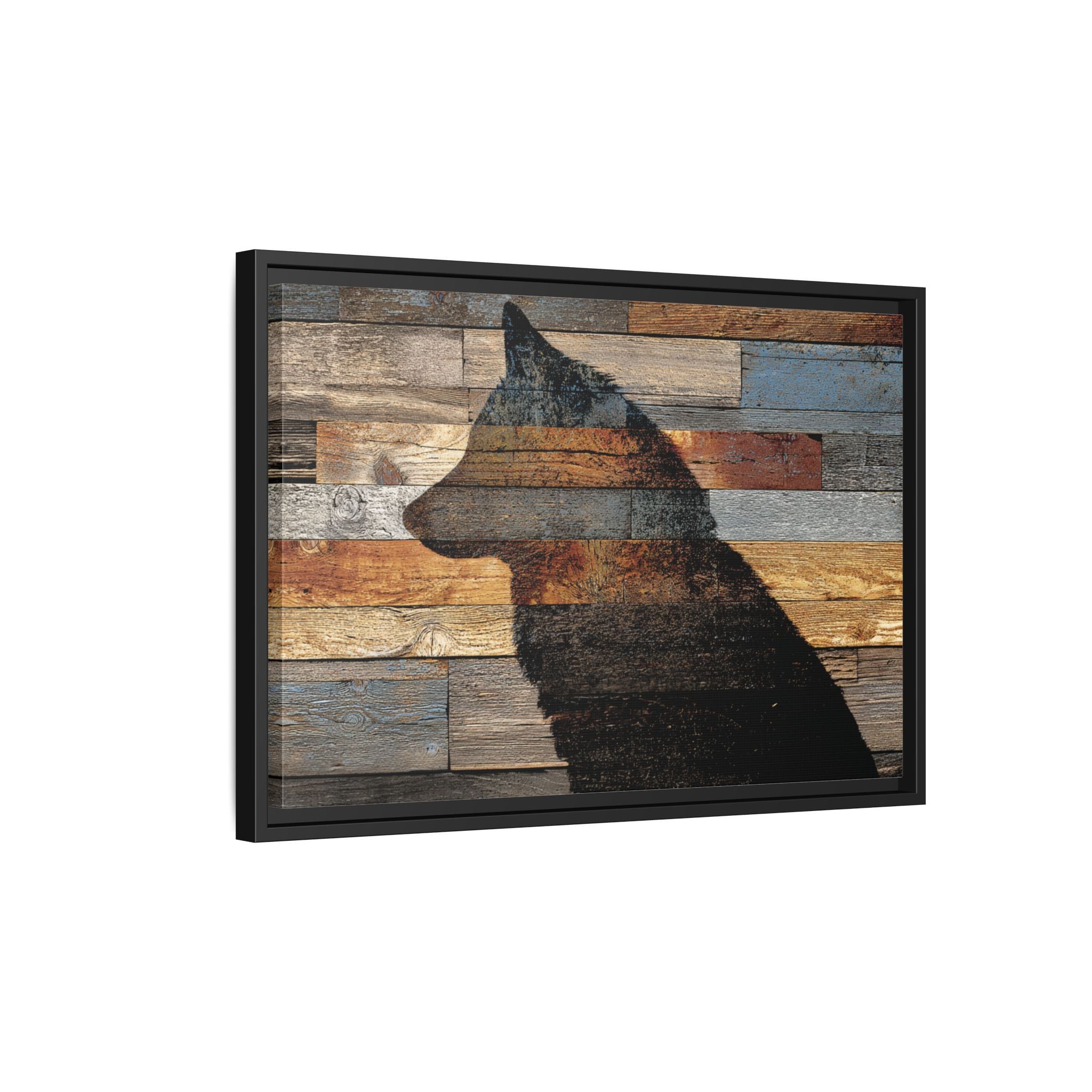 Rustic Wolf Silhouette Wall Art | Nature Inspired Decor