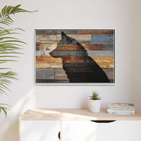 Rustic Wolf Silhouette Wall Art | Nature Inspired Decor