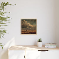 Cattle in Industrial Landscape | Vintage Style Art Print